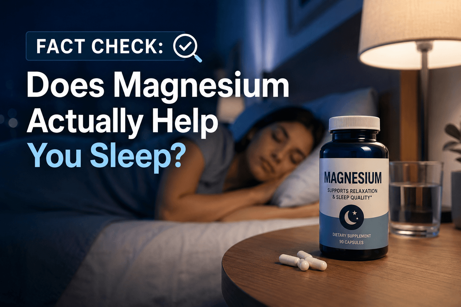 Vérification : Le magnésium aide-t-il vraiment à dormir ?