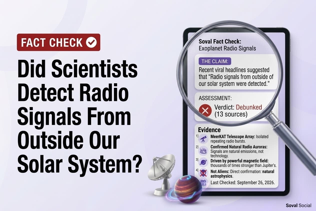 Des scientifiques ont-ils détecté des signaux radio provenant de l'extérieur de notre système solaire ?