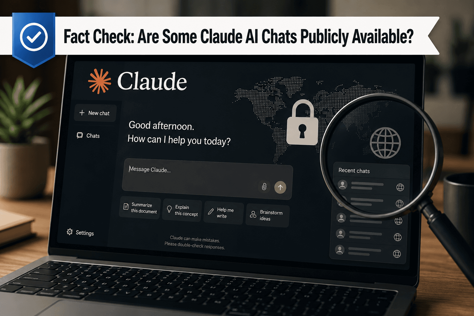 Vérification : Les discussions de certaines personnes avec Claude AI sont-elles accessibles publiquement en ligne ?