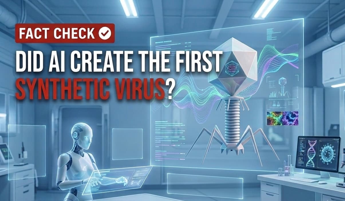 Vérification : L'IA a-t-elle créé le premier virus synthétique